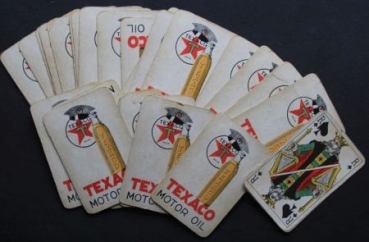 Texaco Motor Oil Kartenspiel 1938 mit Logo (0186)
